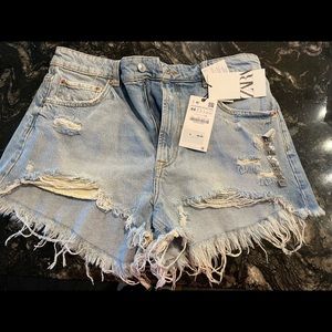 Zara denim shorts